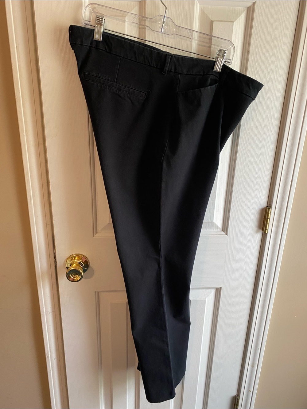 Old Navy High Rise Pixie Flare Black  Dress Pants  Classic Tailored Fit Size 18